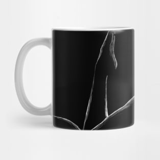 woman silhouette Mug